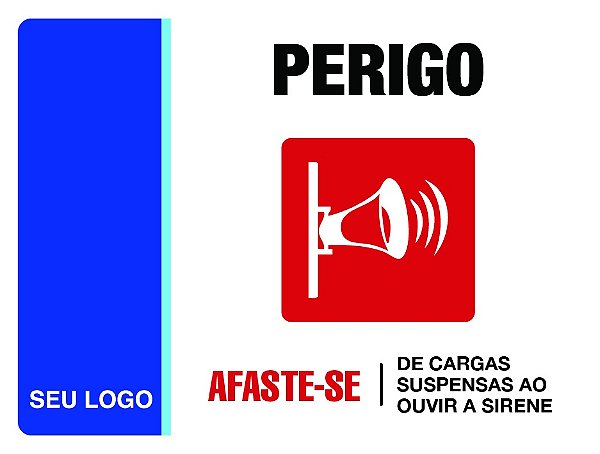 PLACA CARGAS SUSPENSAS - PER 07 - PERSONALIZADA