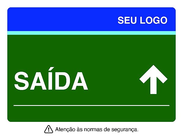 PLACA SAÍDA ACIMA - PCI 08 - PERSONALIZADA