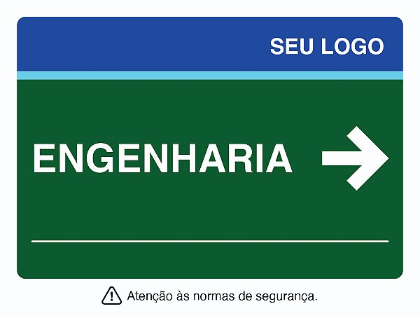 PLACA DIRECIONAL - PLD 03 - PERSONALIZADA