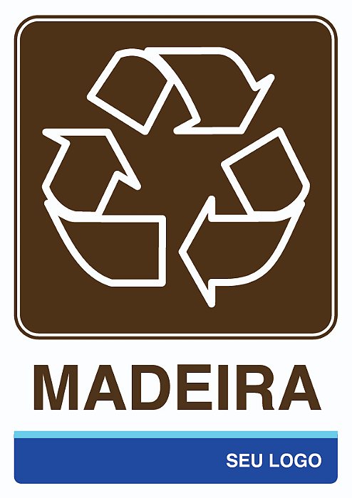 ADESIVO COLETA MADEIRA - PCS 16 - PERSONALIZADO