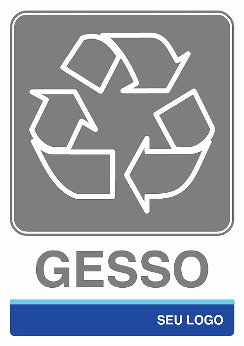 ADESIVO COLETA GESSO - PCS 18 - PERSONALIZADO