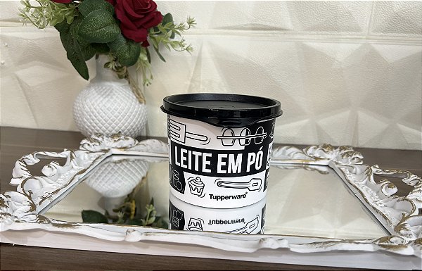 Tupper Redondinha Leite em Pó Pop Box