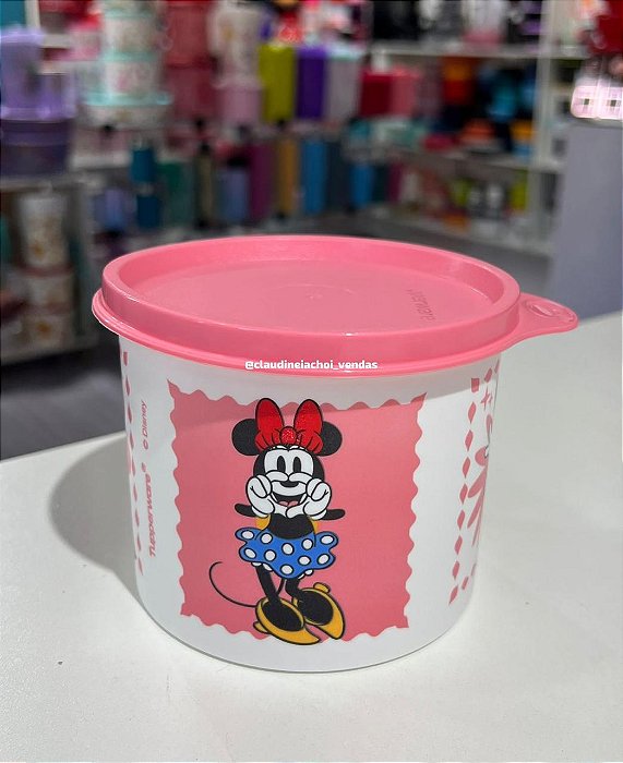 Tupper Redondinha Pop Minnie 500ml