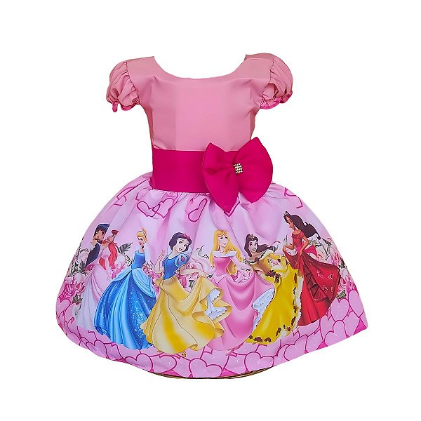 Vestido Temático Luxo Princesas