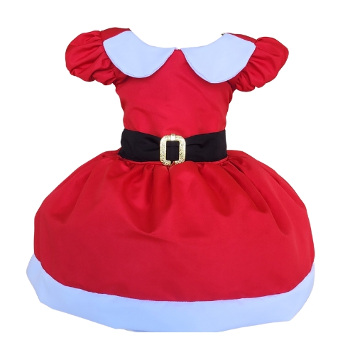 Vestido Temático Super Luxo Natalino Natal