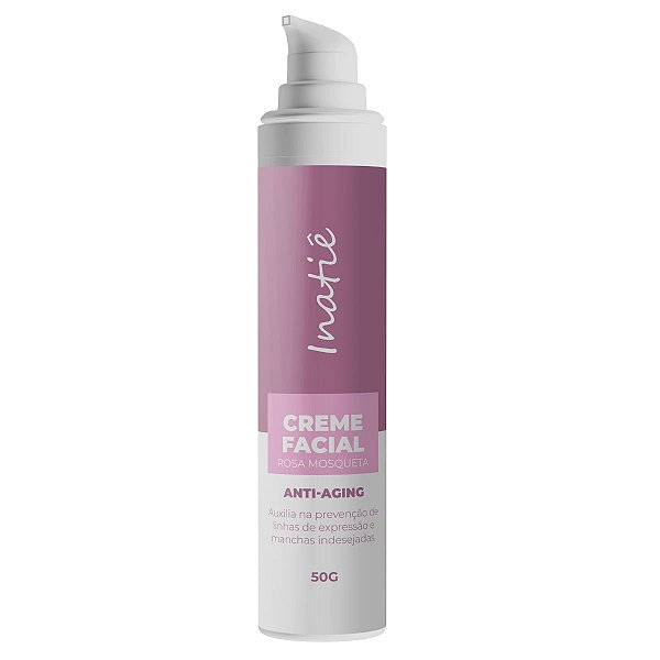 Creme Facial Anti Idade Rosa Mosqueta+Colágeno 50 Gr