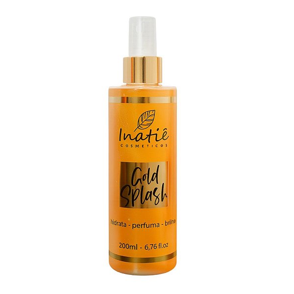Body Splash Gold Splash com Brilho Dourado