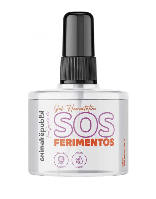 GEL HEMOSTATICO SOS FERIMENTOS ANIMAL REPUBLIK 30ML