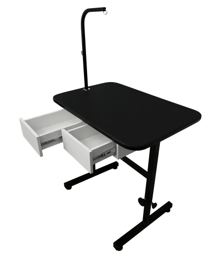MESA DE TOSA REGULAVEL C/ GAVETAS BRANCAS E GIRAFA - 90x60CM - PLENITUDE