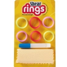 SHEAR RINGS - ROSA, VERDE E VERMELHO