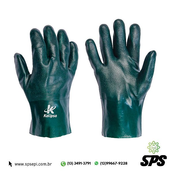 LUVA DE PVC C/ FORRO 27 CM KALIPSO C.A. 21.420