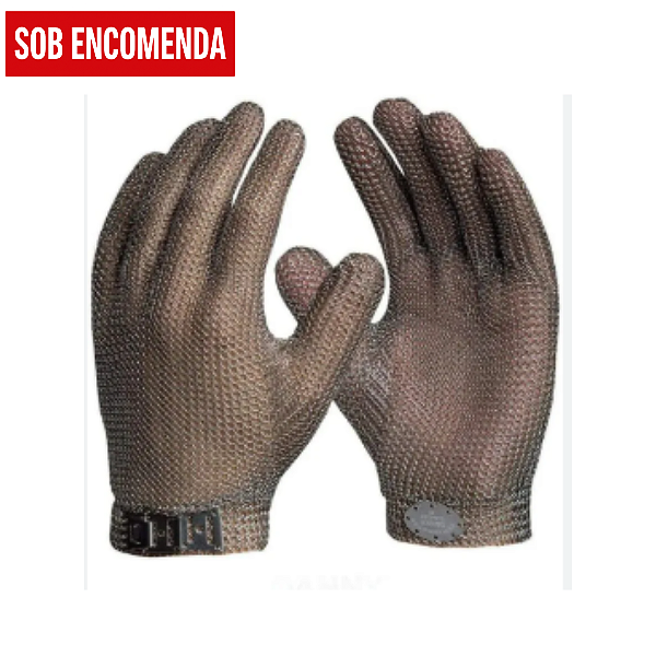 LUVA MALHA DE AÇO PARA AÇOUGUEIRO