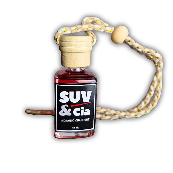 Aromatizante Automotivo SUV & CIA MORANGO COM CHAMPAGNE 9ML