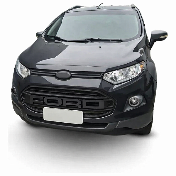 Letreiro RAPTOR para ECOSPORT 2013 Até 2017 - PRETO SEMI-BRILHO