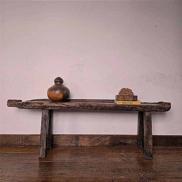 Aparador Queijeira Rústico Mineiro Século XX - 169x38cm (L x P)