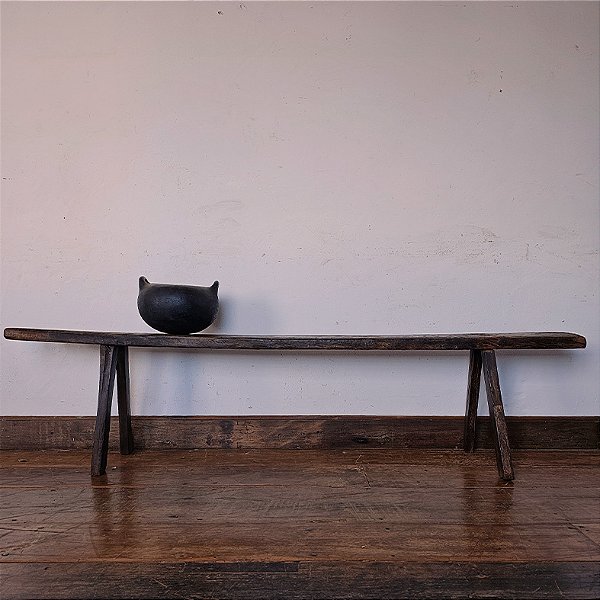 Banco Rústico de Antiga de Marcenaria Séc. XX – 196cm