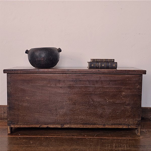 Baú Rústico Mineiro, Armazenamento de Grãos, Séc XX - 106x40cm (L x P)