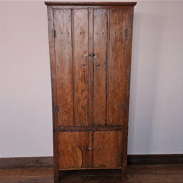 Louceiro Mineiro Rústico, 4 Portas, Séc. XX - 84x31 cm (L x P)