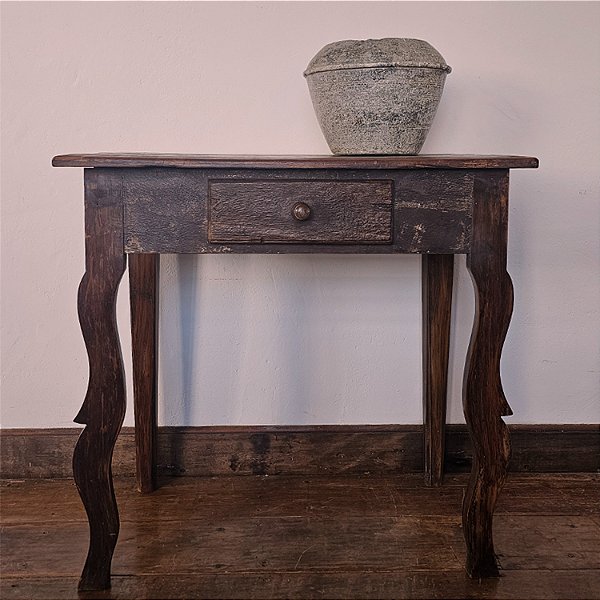 Mesa de Apoio Pés Frontais Ondulados, Déc. 60, Bahia - 89x54cm (L x P)