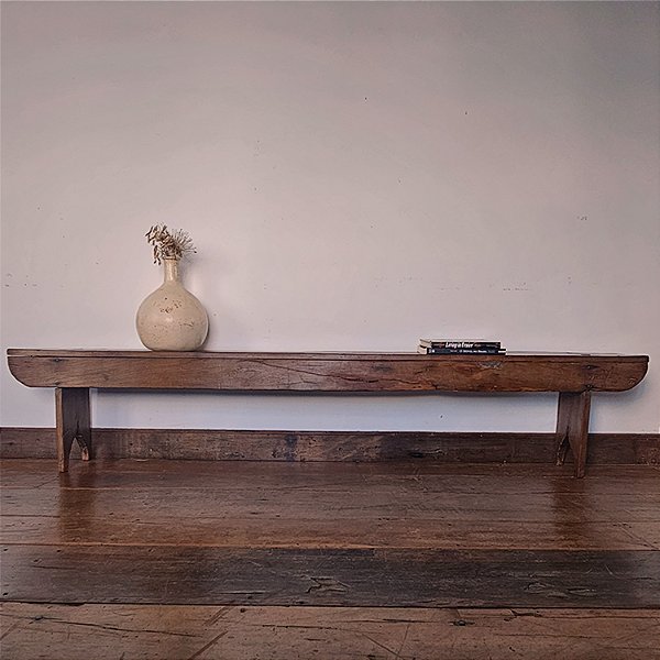 Banco de Fazenda Rústico em Madeira – MG, Final do Séc. XIX