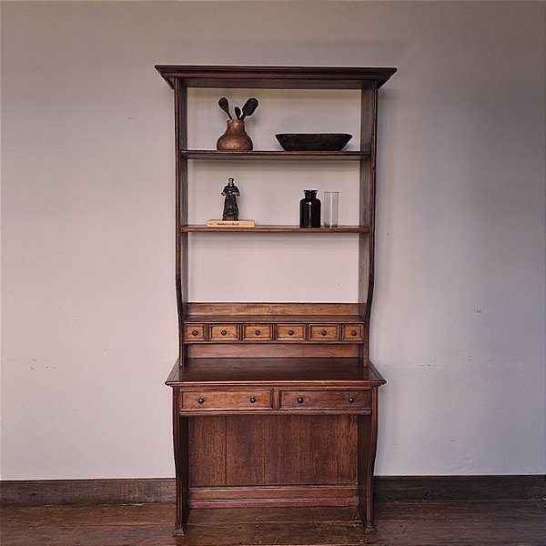 Prateleira de Costureira com Gavetas, Anos 50, SP - 229x104x46cm