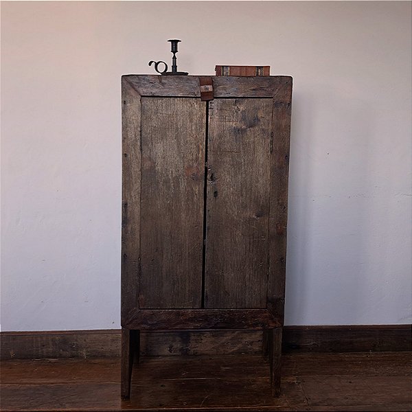 Armário em Duas Portas com Tramela, 1900s - 66x37x132cm