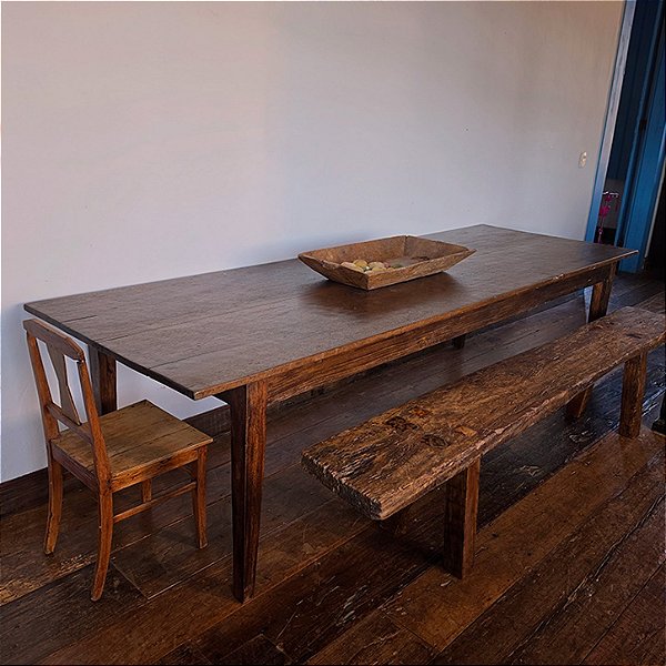 Mesa de Jantar com Pés Afilados, Anos 40 - 298x98x79cm