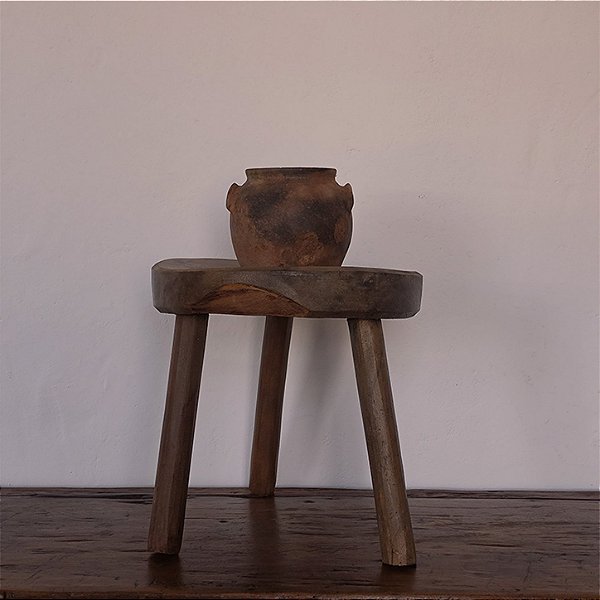 Banqueta de Oficinas de Marcenaria e Restauração, 50´s - 38x39cm
