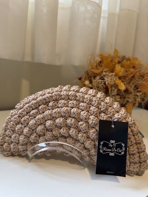 Bolsa Monique meia lua nude