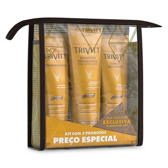 Kit Manutenção com Leave In Trivitt ITALLIAN