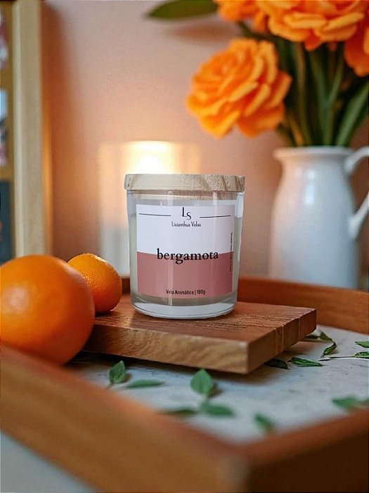 Vela Aromática Bergamota - 180 g