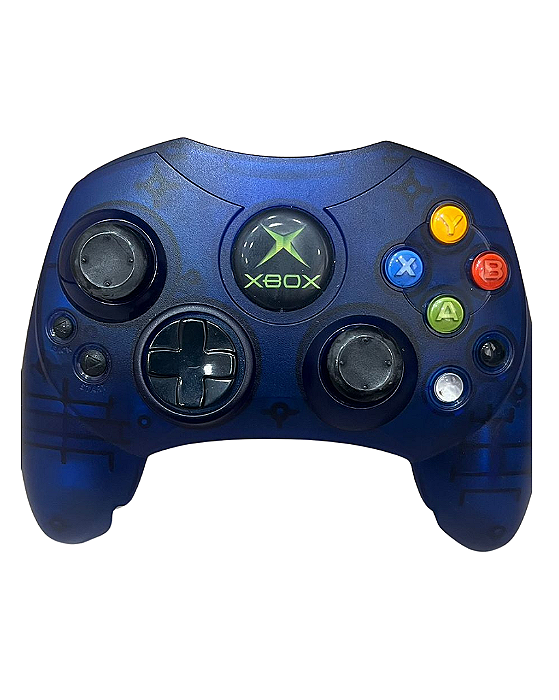 Controle Xbox Classico Translucido Azul