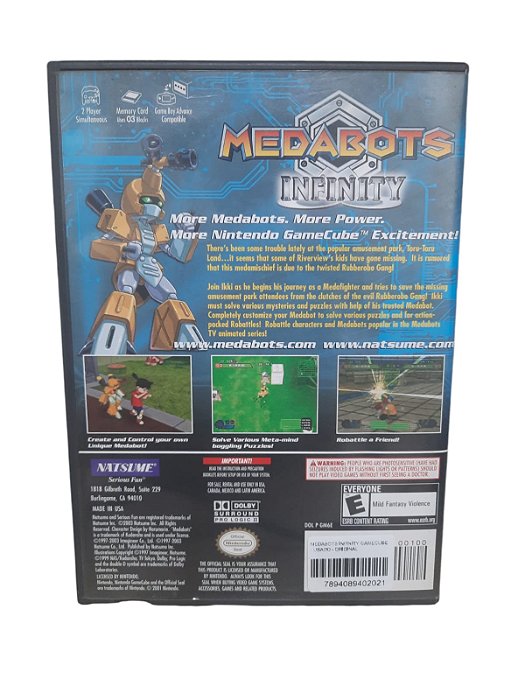 MEDABOTS INFINITY - USADO - ORIGINAL - GAMECUBE