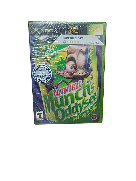 ODDWORLD MUNCH´S ODDYSEE  - NOVO - XBOX CLASSICO