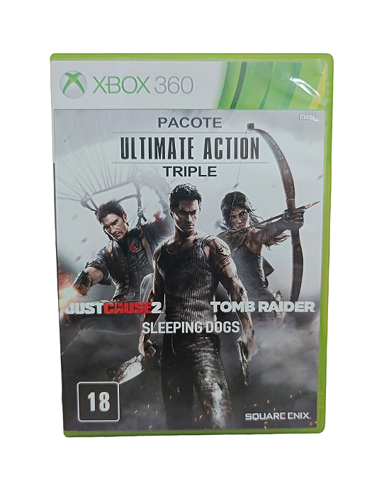 PACOTE ULTIMATE ACTION TRIPLE - USADO - XBOX 360