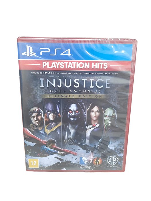 INJUSTICE PLAYSTATION HITS - NOVO - PS4