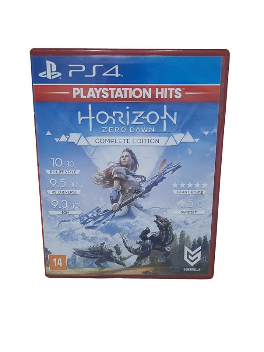 HORIZON ZERO DAWN COMPLETE EDITION - PLAYSTATION HITS - USADO - PS4