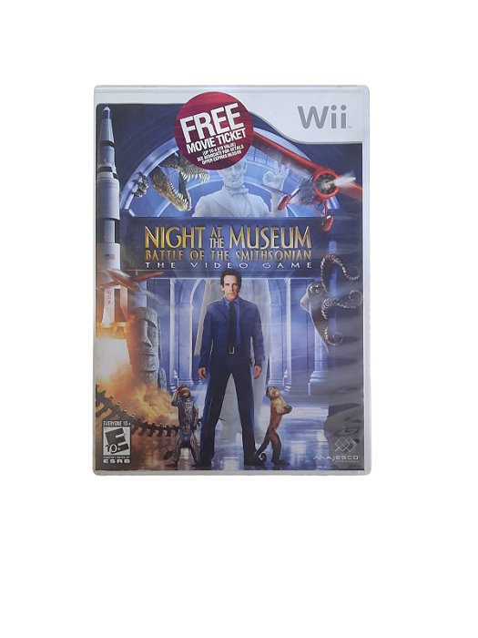 NINGHT AT THE MUSEUM BATTLE THE SMITHSONIAN - USADO - NINTENDO Wii