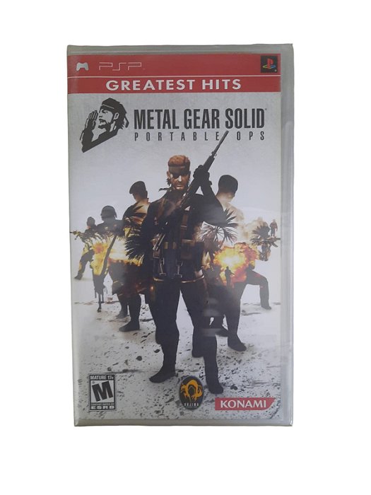 GREATEST HITS: METAL GEAR SOLID - PORTABLE OPS PLUS - NOVO - PSP