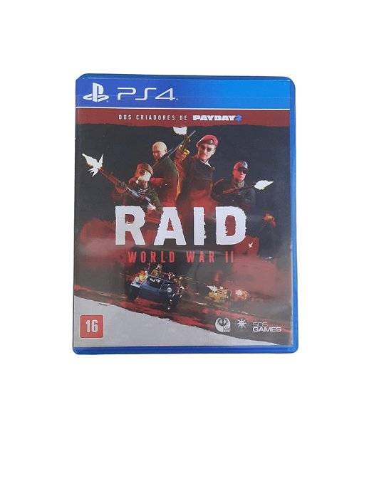 RAID WORLD WAR II - USADO - PS4