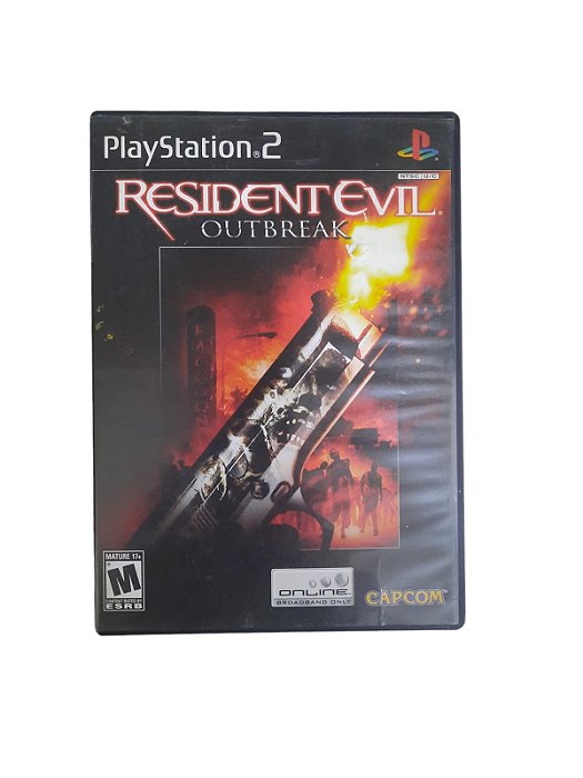 RESIDENT EVIL OUTBREAK - USADO - COM MANUAL - PS2