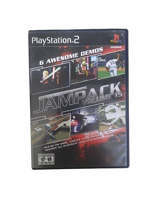 JAMPACK VOLUME 15 - 6 JOGOS DEMO - USADO - PS2