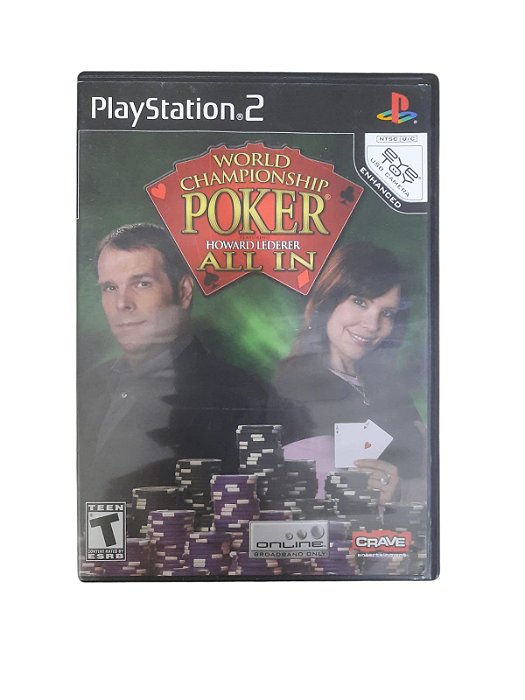WORLD CHAMPIONSHIP POKER ALL IN - USADO - PS2