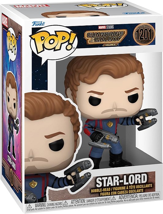 STAR-LORD 1201 - NOVO - FUNKO POP!