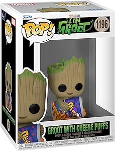 GROOT WITH CHEESE PUFFS - 1196 - NOVO - FUNKO POP!