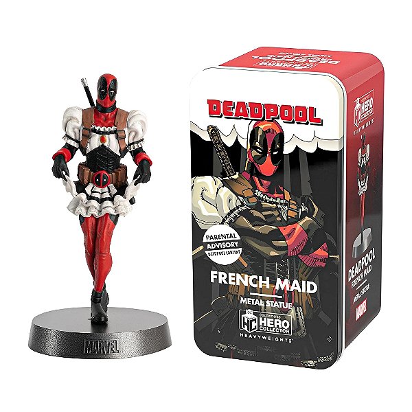 DEADPOOL - FRENCH MAID - METAL STATUE - NOVO