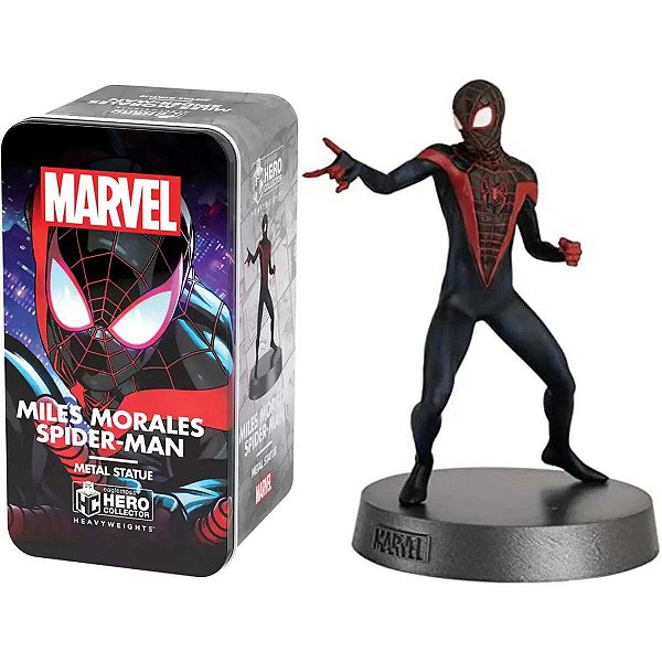 MILES MORALES SPIDER-MAN - METAL STATUE - NOVO