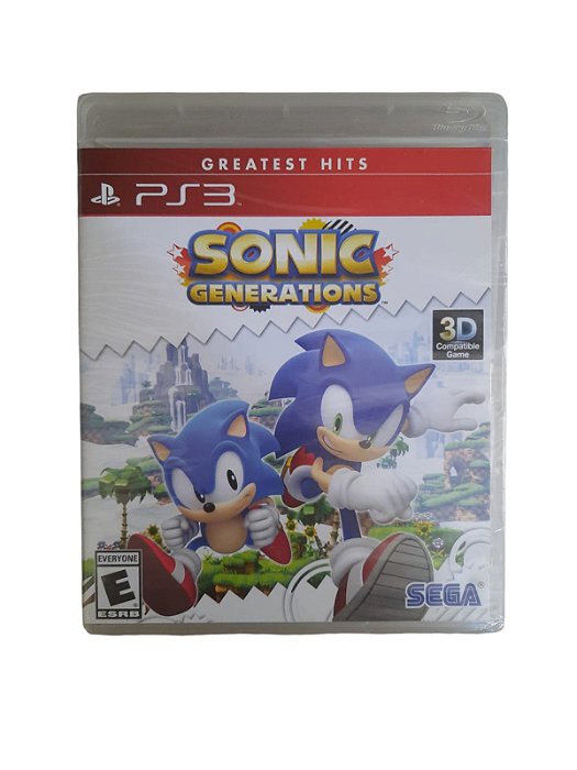 SONIC GENERATIONS - NOVO - PS3
