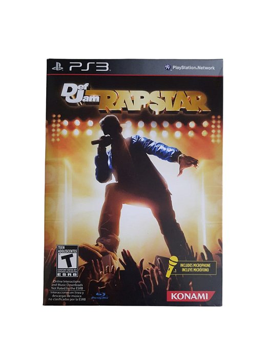 DEF JAM RAPSTAR - NOVO - PS3