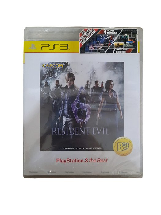 RESIDENT EVIL 6 - NOVO - PS3
